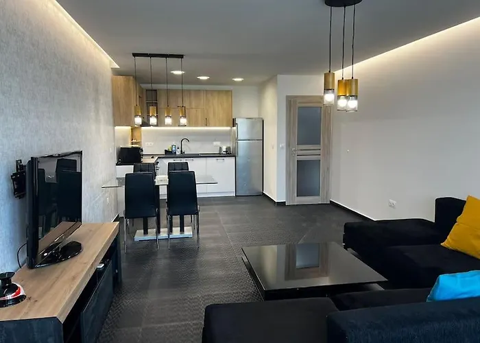 Blue & Gold Stylish Apartment